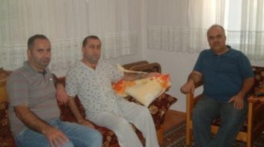 Ameliyat Olan Gazi Akkurt&rsquo;a Ge&ccedil;miş Olsun Ziyareti