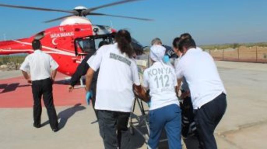 Ambulans Helikopter Premat&uuml;re İkizler İ&ccedil;in Havalandı