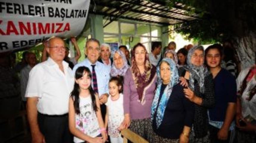 Başkan Yine Yollara D&uuml;şt&uuml;