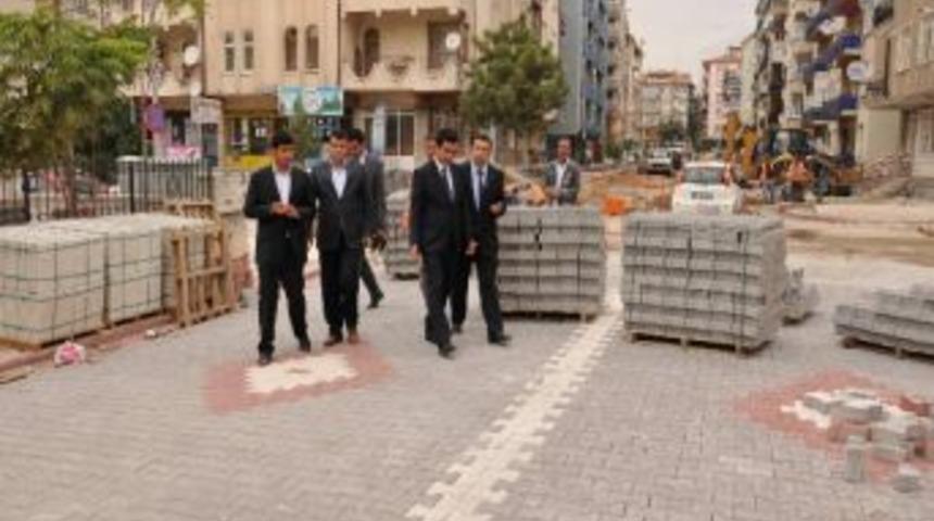 Başkan Bah&ccedil;eci &Ccedil;alışmaları Yerinde İnceledi