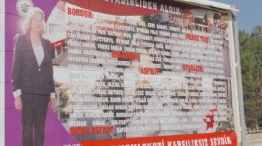 Bolvadin'de Hizmetler Billbordlarla Anlatılıyor