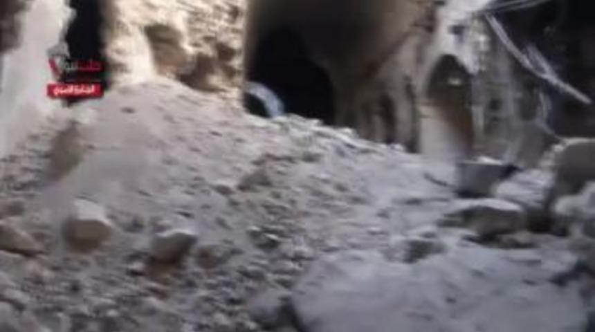 Suriye'de tarih bombalanıyor