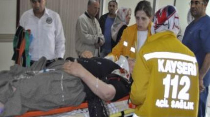 Kayseri&rsquo;de Trafik Kazası: 1 Yaralı