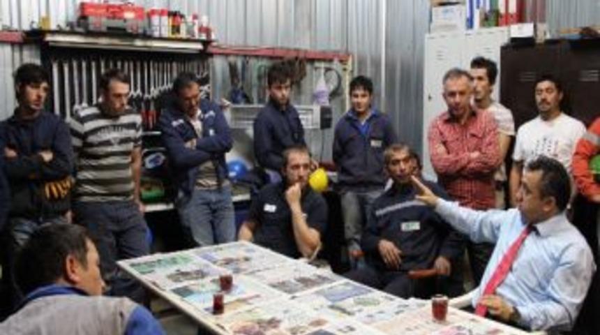 Tutkun, Hema İş&ccedil;ilerini Bilgilendirdi