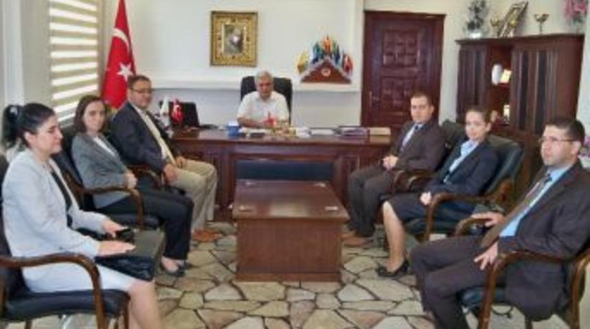 Hakim Ve Savcılardan Kaymakama Ziyaret