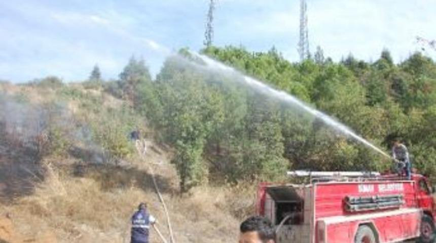 Simav&rsquo;da Korkutan Yangın