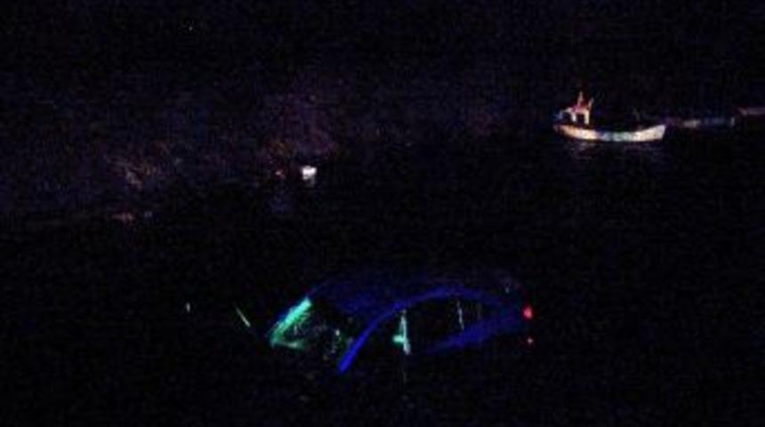 Alaplı&rsquo;da Otomobil Denize U&ccedil;tu