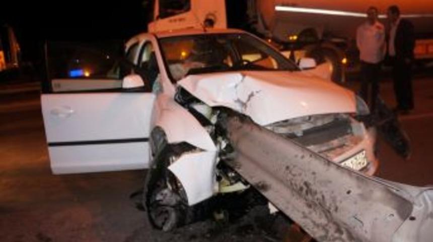 Bariyer ok gibi saplandı: 1&ouml;l&uuml;