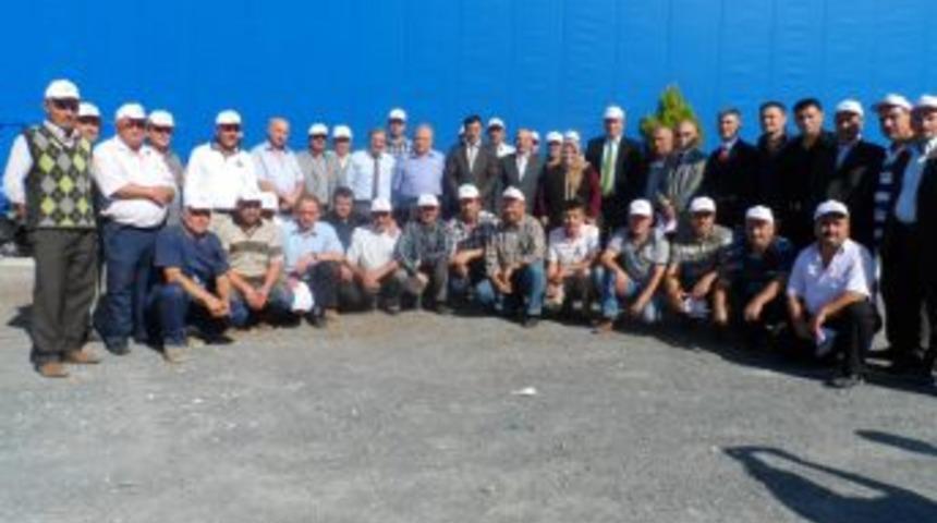 Alaplılı &ccedil;ift&ccedil;ilere ekipman desteği