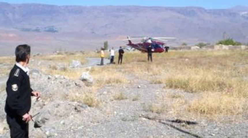 Ambulans helikopter bebeğe yetişemedi