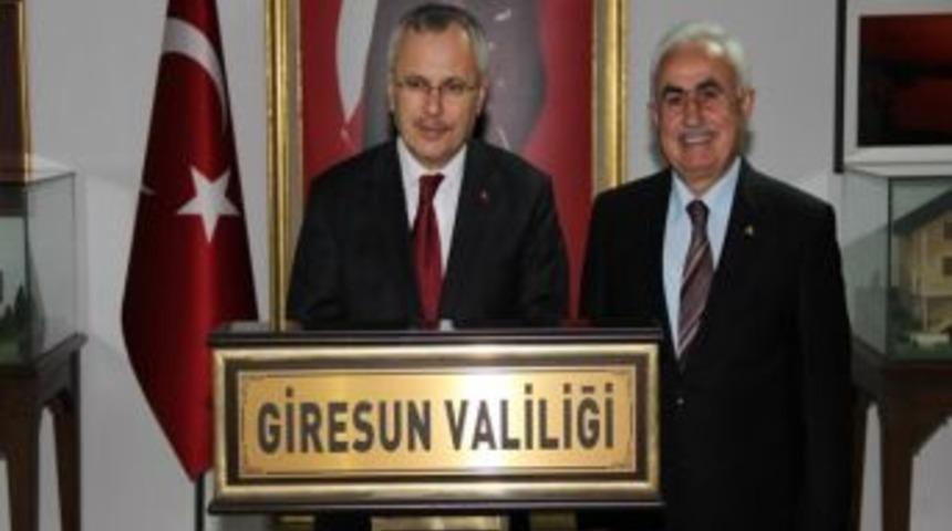 Kalkınma Bakan Yardımcısı Ceylan'dan Giresun Valisi Şahin'e Ziyaret