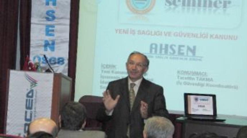 Gemlikli Firmalara İş G&uuml;venliği Semineri