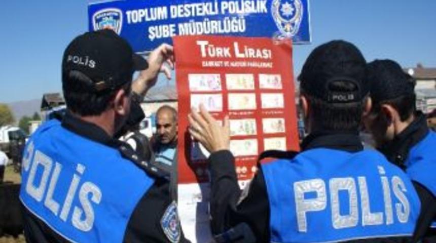 Polisten Broş&uuml;rl&uuml; Sahte Para Uyarısı