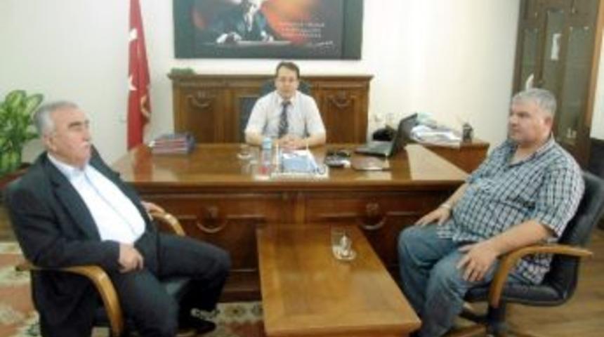 Kıymaz, Kaymakam İsmail S&uuml;nd&uuml;k&rsquo;&uuml; Ziyaret Etti