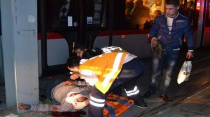 Tramvay Kazası: 1 Yaralı