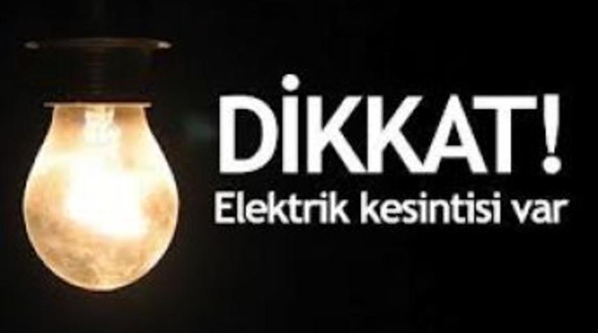 Elazığ'da elektirik kesintisi