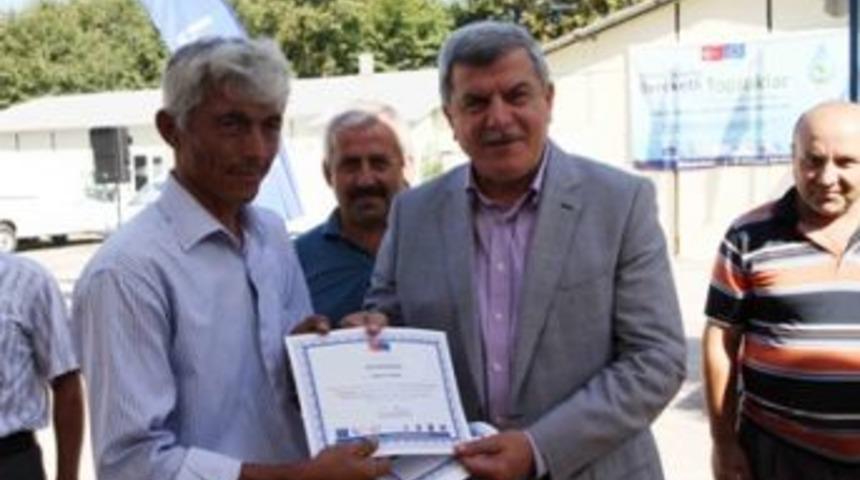 &ldquo;Bereketli Topraklar&rdquo; sertifikası verildi