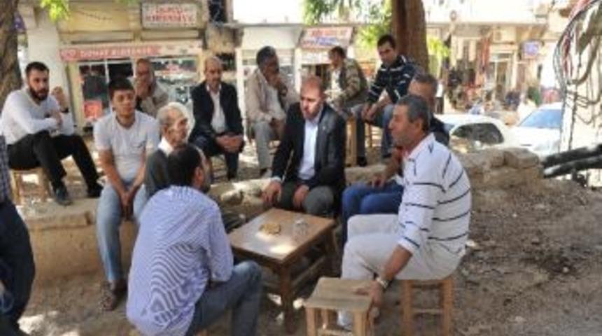 Mardin Belediye Başkanı Birinci Cadde Esnafını Ziyaret Etti