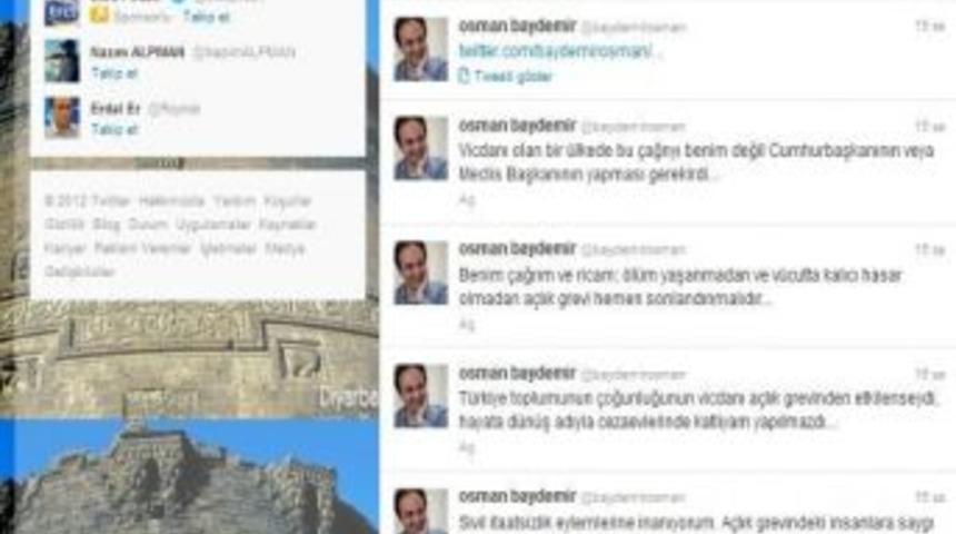 Baydemir’den Açlık Grevi Yorumu