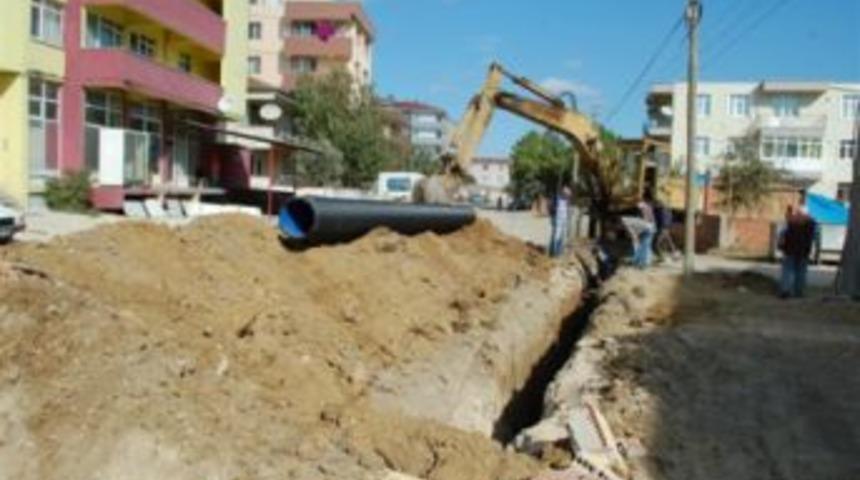 Gelibolu'da altyapı &ccedil;alışmaları