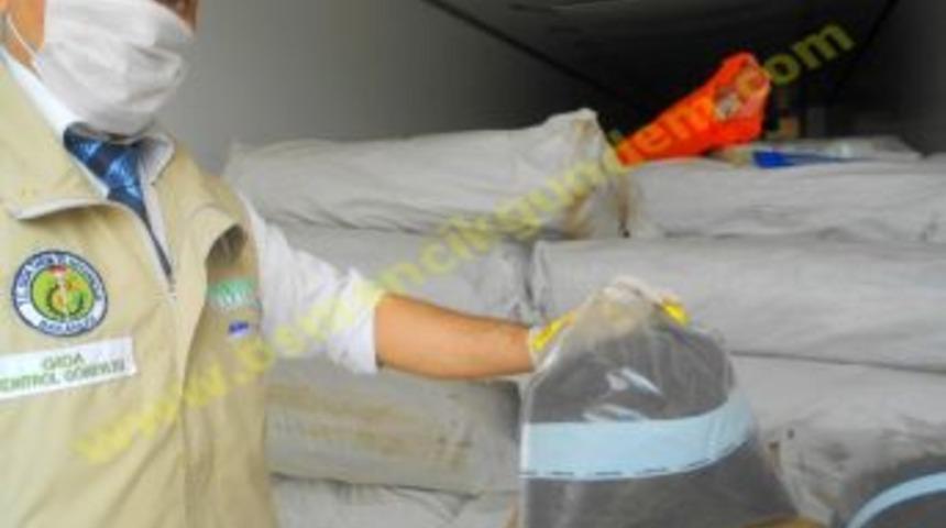 Osmancık'ta kaçak çay yakalandı