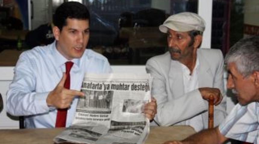 Anafarta esnafla kucaklaştı