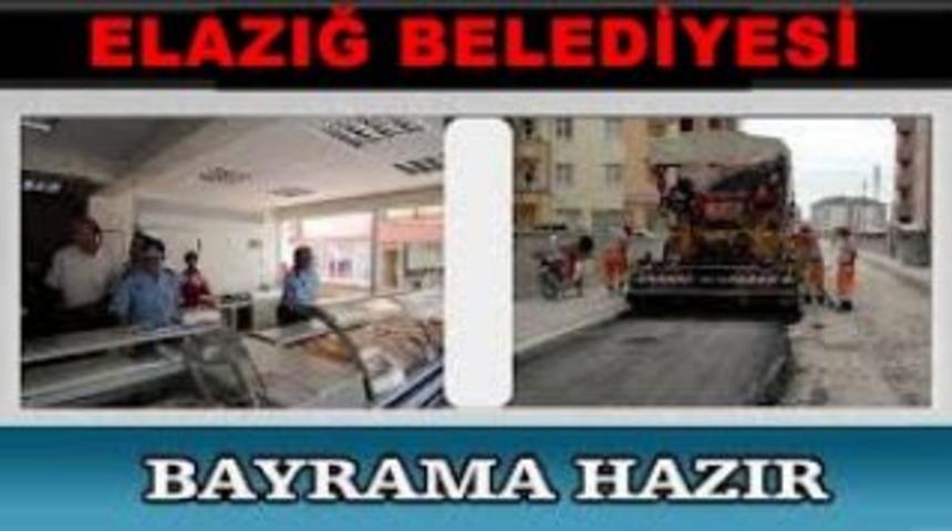 Elazığ Belediyesi bayrama hazırlanıyor