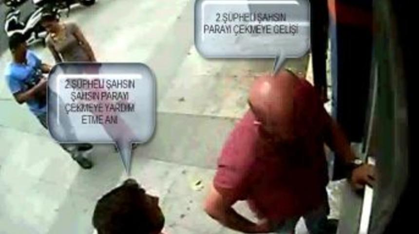 ATM'den Hırsızlık G&uuml;venlik Kamerasında