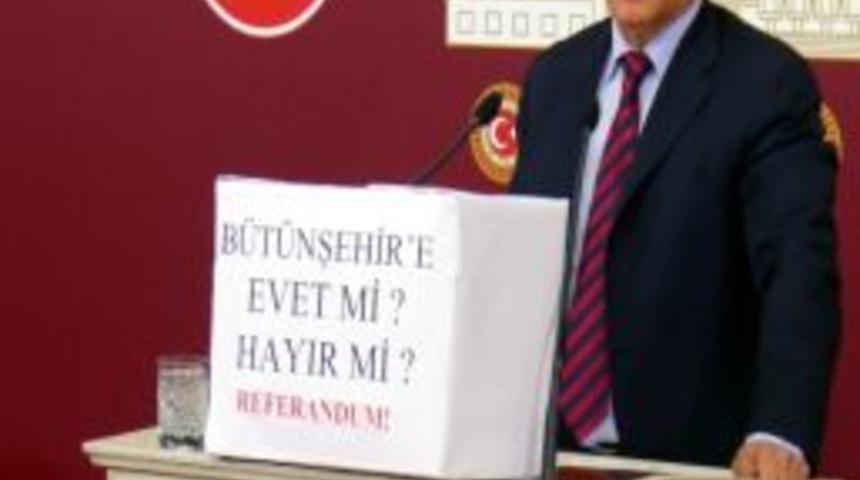 Uzunırmak Tbmm&rsquo;de B&uuml;t&uuml;nşehir Yasasını Protesto Etti