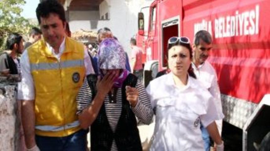 Mağla'daki Bir Ahşap Evde &Ccedil;ıkan Yangın Korkuttu