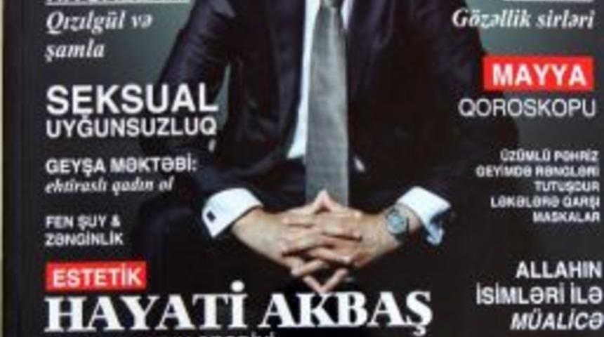 Akbaş, Azerbaycan Dergisi'nde Kapak Oldu