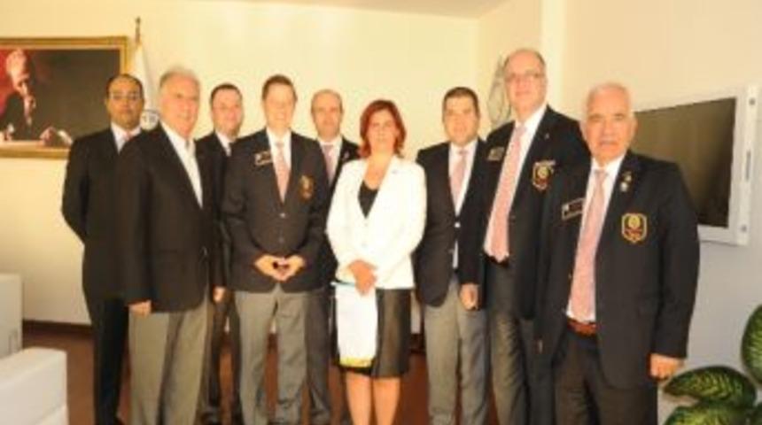 Rotary Kul&uuml;b&uuml; Başkan &Ccedil;er&ccedil;ioğlu&rsquo;nu Ziyaret Etti