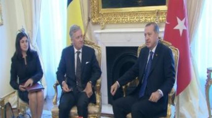 Başbakan Erdoğan, Bel&ccedil;ika Veliaht Prensi Philippe İle G&ouml;r&uuml;şt&uuml;