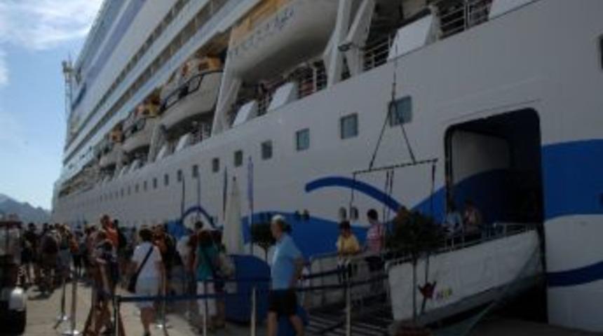 Marmaris'e Ekim Ayında Denizden Turist Bereketi