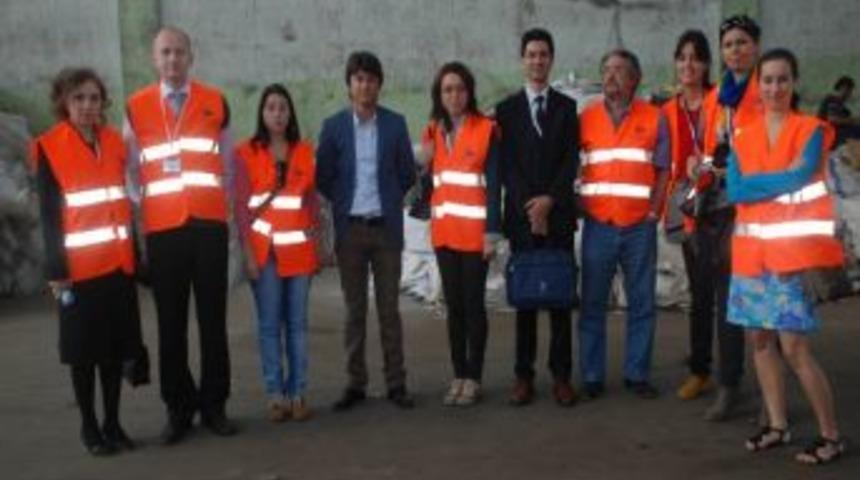 Avrupalı Konuklar Geri D&ouml;n&uuml;ş&uuml;m Tesisini Gezdi