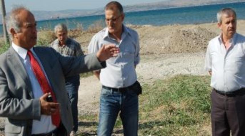 Lapseki'ye Boğaz K&ouml;pr&uuml;s&uuml; Manzaralı Plaj