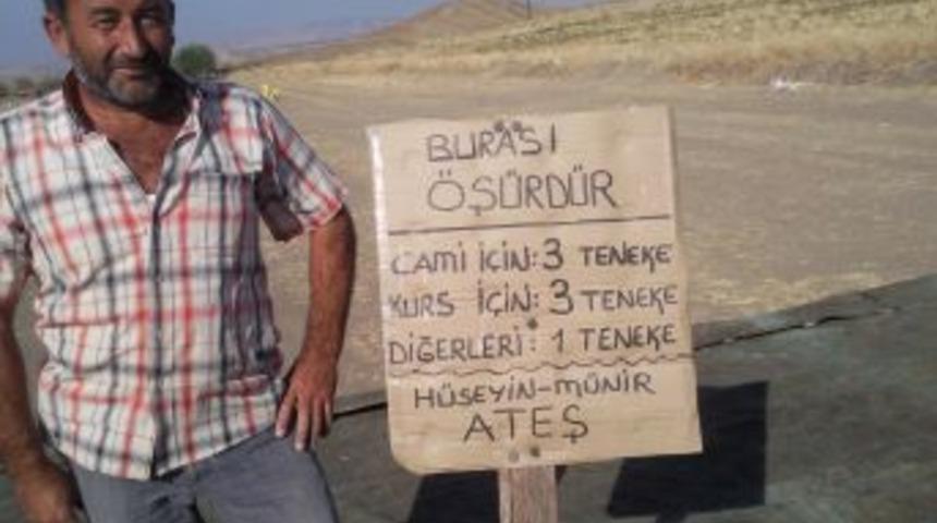 Çeltiğini Kaldırdı, Öşrünü Hesaplayıp Hangi Kurumun Ne Alacağını Yazdı