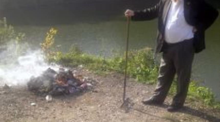 Trabzon'da Sera G&ouml;l&uuml; &Ccedil;evresinde Temizlik Yapılıyor