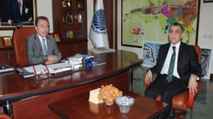 Emniyet M&uuml;d&uuml;r&uuml; G&uuml;rkan&rsquo;dan Başkan &Ouml;zt&uuml;rk&rsquo;e Ziyaret