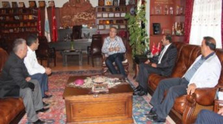 K&uuml;tahya, Denizli Ve Antalya Sebzeciler Oda Başkanları &Uuml;nver&rsquo;i Ziyaret Etti