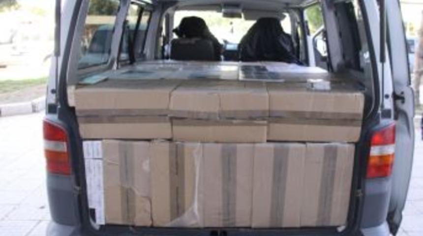 Amasya'da 21 Bin Paket Kaçak Sigara Ele Geçirildi