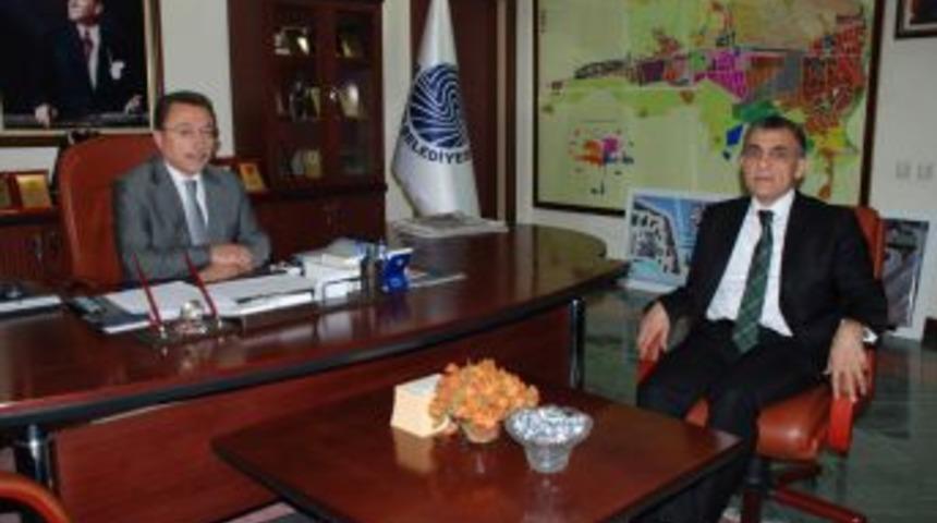 G&uuml;rkan&rsquo;dan Başkan &Ouml;zt&uuml;rk&rsquo;e ziyaret