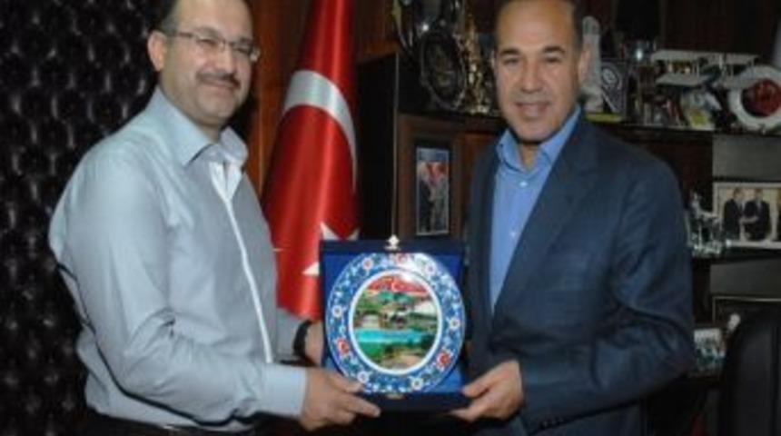 Ceyhan Merkez Vaizi Murathan Aksoy’dan Başkan Sözlü’ye Veda Ziyareti