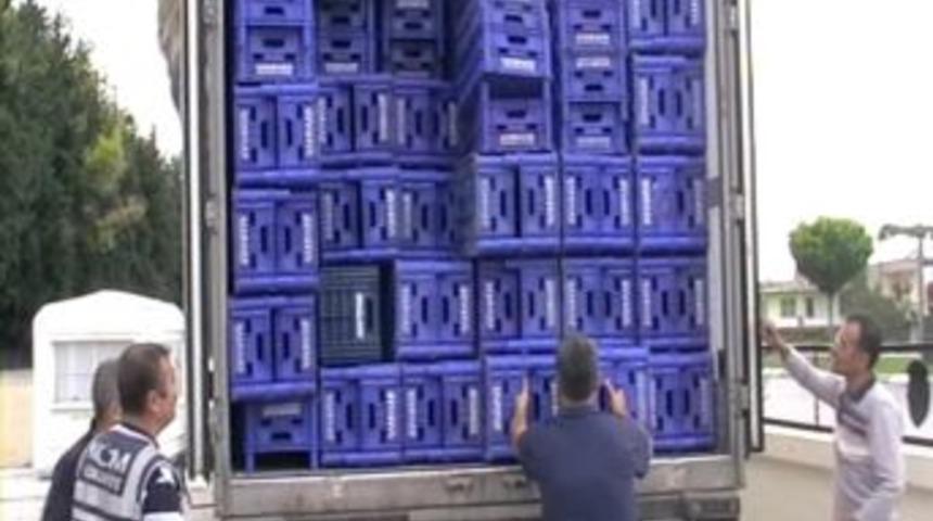 Osmaniye'de Bir TIR Dolusu Ka&ccedil;ak Sigara Ele Ge&ccedil;irildi