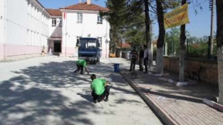 Başkan Yaşar Yazıcı&rsquo;nın Girişimleriyle Okullara &Ccedil;izgi Hizmeti