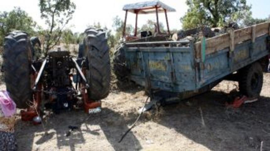 Eşme&rsquo;de Trakt&ouml;r Kazası 1 &Ouml;l&uuml;