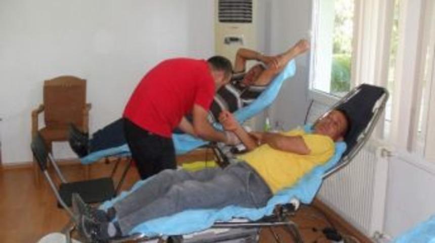 Orman İş&ccedil;ilerinde Kan Bağış Kampanyasına Destek