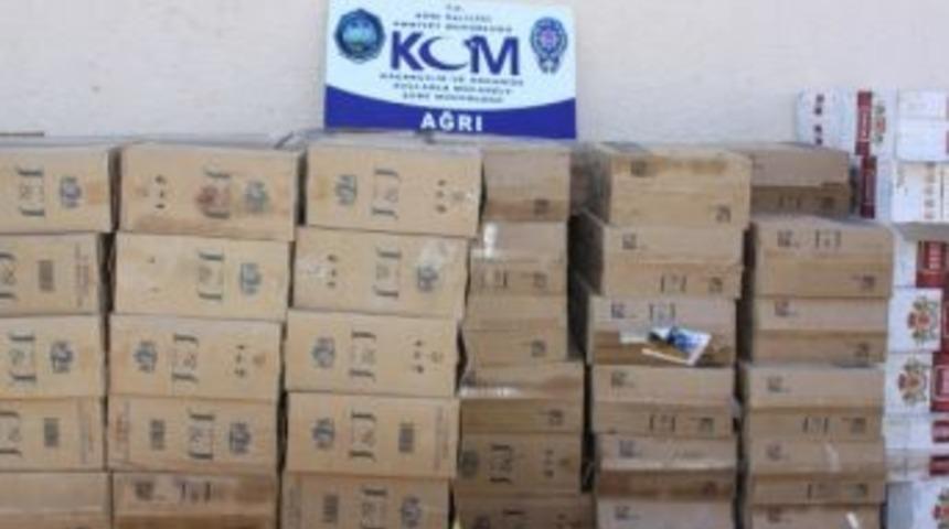 Ağrı&rsquo;da Ka&ccedil;ak Sigara Operasyonu