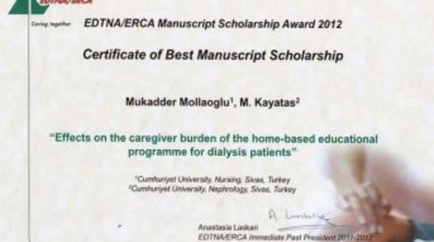 Cü'ye Uluslararası Kongreden 2 Ödül