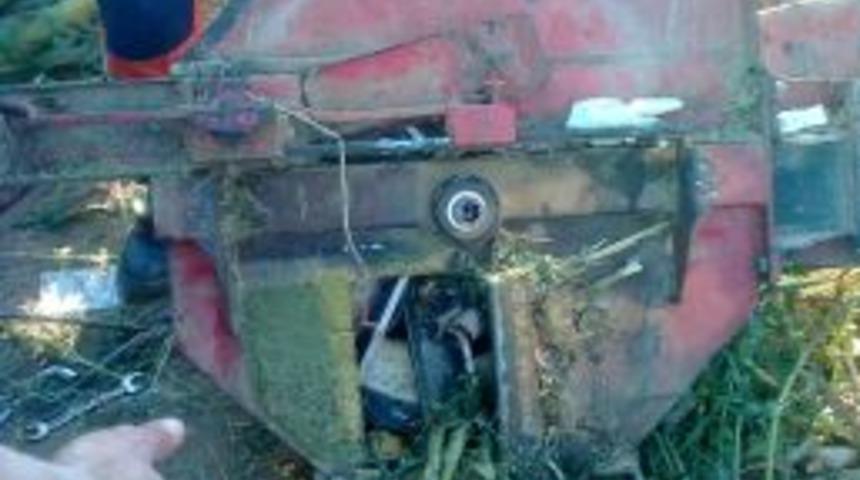 Mısır Kesme Makinasına Ayağını Kaptırdı